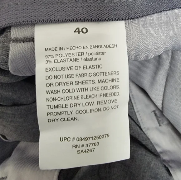 #53 NWT!! PGA TOUR men's shorts size 40 9.5 inch inseam - Picture 2 of 5